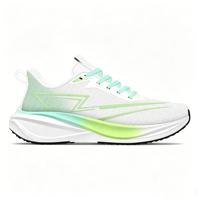 Chaussures de course personnalisées OEM unisexes respirantes en maille dégradée printemps-automne, légères, avec absorption des chocs et semelle épaisse