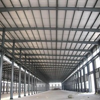 Atelier préfabriqué d'entrepôt de Structure en acier avec plaque d'acier de couleur