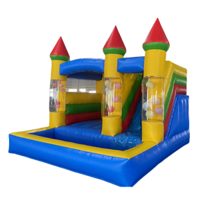 Château gonflable de 13 pieds avec toboggan pour mariage, idéal pour la <span class=keywords><strong>location</strong></span> événementielle - Product Image 1