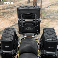 Sac de casque de moto Star Knight en aluminium, boîte de rangement étanche de 18 pouces