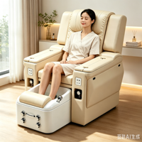 Fauteuil de pédicure de luxe moderne et réglable pour spa des pieds, station de manucure, salons, et soins des cils