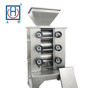 Roller mill industrial coffee bean sesame seed automatic grinder grain mill three roller crusher