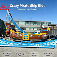 Manège Pirate Ship Fun Game pour enfants, bateau pirate volant et rotatif, à vendre