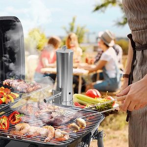 Máy tạo khói lạnh bán chạy, dùng cho ngoài trời, nướng thịt, chứa mùn cưa, viên nén gỗ, chuyên dụng - Product Image 6