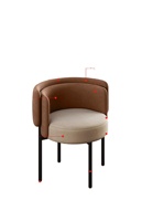Chaises inclinables de style italien, luxe léger, pour salon, salle à manger, usage commercial et domestique