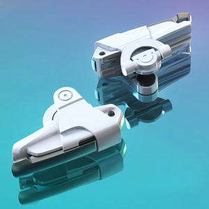 Manija del controlador de juego de aleación ABS para teléfono móvil para PUBG Joysticks Aim Shooting <span class=keywords><strong>L1R1</strong></span> Botón de tecla para IPhone Android Gaming Triggers - Product Image 1