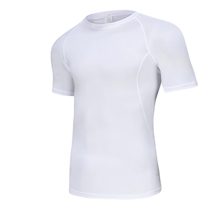 2025 Bán Chạy Nhất Người Đàn Ông Của Đào Tạo Giản Dị Chạy T-Shirt Nhanh Khô Đàn Hồi Thường Xuyên Phù Hợp Thể Dục Thể Thao Ngoài Trời Trống - Product Image 1