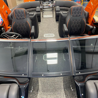 Magnifique Ponton de Sport Tritoon 25 Pieds CE sur Mesure, Bateau Ponton de Fête Flottant de Luxe en Aluminium à Vendre