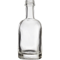 Pichet Moonshine en verre transparent de 375 ml 750 ml avec poignée Moonshine intégrée classique avec bouchon en liège supérieur
