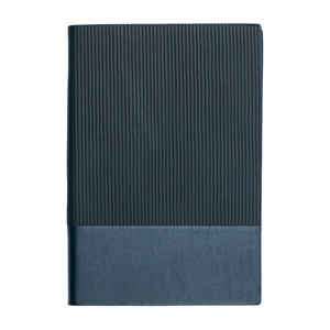 Cuaderno Profesional con Textura Acanalada Negra, Diseño de Base de Cuero Liso, Encuadernado con Espiral, Marca Aurelux, para Uso Ejecutivo Diario - Product Image 2
