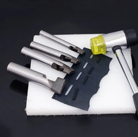 Outils de bricolage en cuir de 16 tailles en acier inoxydable pour le bricolage en cuir