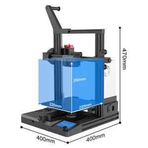 SUNLU Terminator-3 imprimante 3D impression de haute précision filament d'imprimante 3D nivellement automatique détection de prise imprimante 3D