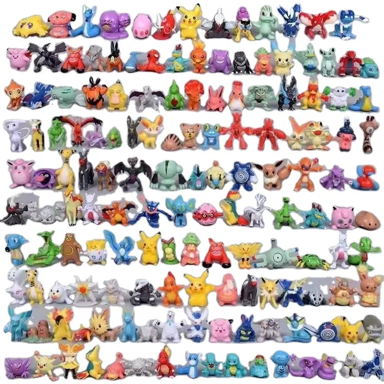 Hot Selling Good Quality 2-3cm Mini Child Toy Action Figure pokemond go for Kids