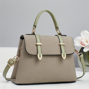 Bolso de Mano Pequeño de Lujo para Mujer, Diseño Cruzado, Patrón Lichee, Cuero PU con Cierre de Cremallera y Dos Correas, Forro de Poliéster - Product Image 4