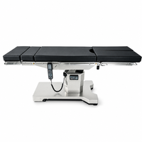 Table d'opération électrique hydraulique LK-DY-9100 en acier inoxydable SUS304, capacité de charge 520 kg, compatible bras en C sans fil
