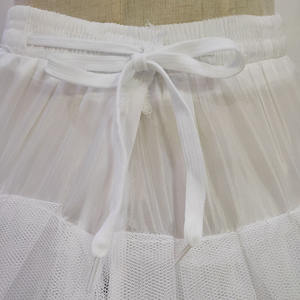 Robe de bal blanche 6 cerceaux <span class=keywords><strong>Tulle</strong></span> Net mariage mariée bal spectacle Crinoline Slip <span class=keywords><strong>jupon</strong></span> <span class=keywords><strong>jupon</strong></span> - Product Image 4