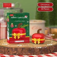 Serie Navideña Transfronteriza: Bloques de Construcción de Microdiamantes DIY, Rompecabezas de Pequeñas Partículas de Papá Noel, Regalo de Plástico para Niños