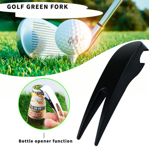 Cá nhân trống Golf divot công cụ sửa chữa với có thể tháo rời Golf Bóng sửa chữa ngã ba với mở chai - Product Image 3