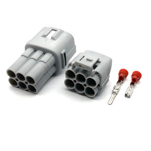 Conector de Sensor Impermeable de 6 Pines, Plástico Gris, Macho y Hembra, para Vehículos Suzuki, Toyota, Honda, Estándar IP20 Mo 161 - Product Image 1