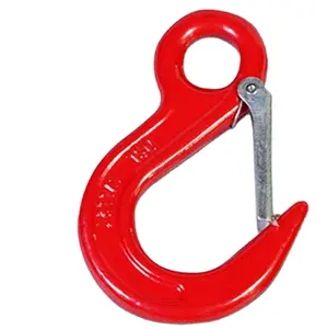 2 ton g80 eye container hook high quality Wide Mouth Hooks with Safety latch