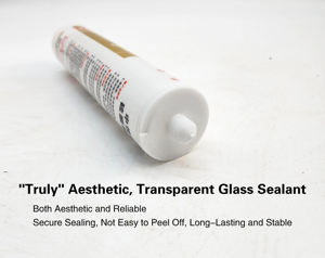 300ml penyegel silikon netral bening anticuaca ACETOXY saniter RTV lem perekat instan konstruksi multi-penggunaan Windows - Product Image 2