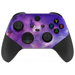 EXtremeRate violet étoilé anti-dérapant poignées caoutchoutées coque de façade de remplacement pour manette Xbox Series X S - Product Image 4