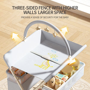 <span class=keywords><strong>Table</strong></span> <span class=keywords><strong>à</strong></span> <span class=keywords><strong>langer</strong></span> pliable multifonctionnelle <span class=keywords><strong>avec</strong></span> fonction de bain pour nouveau-nés - Product Image 3