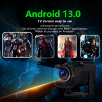 Proyector Portátil Ismartx11S con Sistema en la Nube Android 13, 1GB 8GB, 160 ANSI Lúmenes, Altavoces Integrados, Compatible con Personalización de Página de Inicio y Arranque