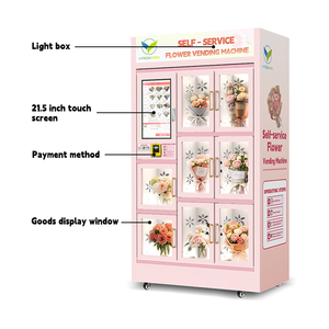 ตู้จำหน่ายสินค้าอัตโนมัติ ดอกไม้ Wx-s85 Vfresh ห้างสรรพสินค้า ระบบเก็บรักษาความสด หน้าจอสัมผัส คอมเพรสเซอร์ทำความเย็น รับชำระเงินได้หลายรูปแบบ - Product Image 6