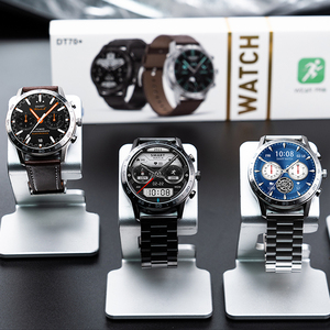 <span class=keywords><strong>DT70</strong></span> + Montre intelligente haut de gamme pour hommes Grand écran HD de 1.45 pouces avec assistant vocal d'appel BT Montre moniteur de fréquence cardiaque - Product Image 2