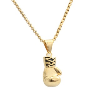 Yunnique Geometric <b>Boxing</b> <b>Glove</b> Pendant <b>Necklace</b> Stainless Steel Men's Fashion Jewelry 230578 - Product Image 3