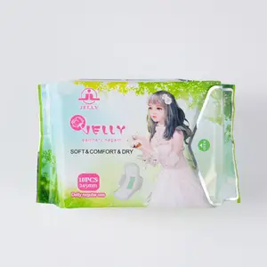 Grosir bernapas toallas sanitarias de algodon bantalan menstruasi bantalan pembalut wanita dari produsen Cina