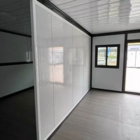 Maison préfabriquée pliable en conteneur, maison modulaire portable extensible