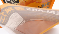 Sacs imprimés personnalisés en PE à fermeture éclair micro-ondable pour poulet rôti poulet congelé aliments pour animaux de compagnie gelée gâteaux scellés avec fermeture à glissière
