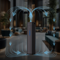 Diffuseur d'huiles essentielles sans eau 1000 ml en aluminium, nébuliseur à air froid, contrôle intelligent, alimentation électrique, pour hôtel, garantie 1 an