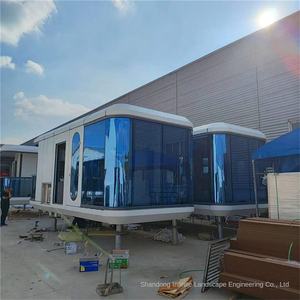 บ้านพักทรงสี่เหลี่ยมโครงสร้างอะลูมิเนียม พร้อมห้องน้ำ อุ่นสบายในฤดูหนาว เหมาะสำหรับพักผ่อนในชนบท โรงแรมพักตากอากาศ ฟื้นฟูพื้นที่ชนบท แคมป์ปิ้ง - Product Image 3