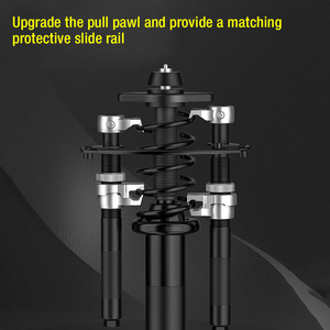 Outils de démontage d'amortisseurs hydrauliques à commande manuelle universels en acier, compresseur de <span class=keywords><strong>ressort</strong></span> de jambe de force pneumatique - Product Image 3
