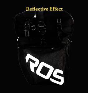 Bolsa de Transporte para Bicicleta de Gran Capacidad, Portaequipajes para Manillar, Reflectante, 3 en 1, Bolsa Trasera para Bicicleta con Cubierta Impermeable - Product Image 2