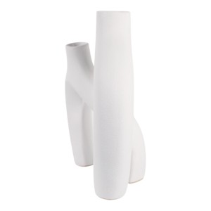 Vaso in ceramica astratto a incastro in gres per decorazioni da soggiorno, camera da letto, ufficio e tavolo - Product Image 4