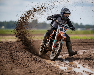 Motocicleta de Motocross para Niños, Precio Directo de Fábrica, 50cc, Gasolina, 40-60km/h, Alta Velocidad, Todoterreno, Aventura, Carreras - Modelo 20 - Product Image 5