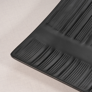 Vente en Gros Personnalisée de Vaisselle en Mélamine de Haute Qualité, Assiettes et Bols Épais en Mélamine Noir <span class=keywords><strong>Mat</strong></span> pour Restaurant - Product Image 6
