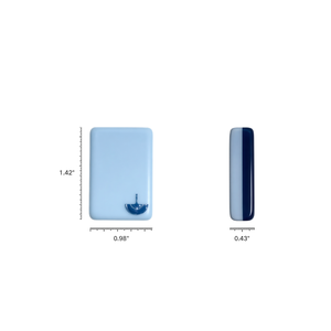 Set di Mahjong Americano di Lusso in Acrilico a Doppio Strato Blu Chiaro da 1,42 Pollici, Ecologico, Pieghevole, Portatile, Tema Stazione Sciistica, Incisione Laser - Product Image 4