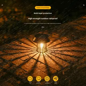 Luce solare del pendente del filamento di tungsteno piccolo giardino esterno decorativo <span class=keywords><strong>balcone</strong></span> luce <span class=keywords><strong>per</strong></span> illuminazione campeggio - Product Image 4