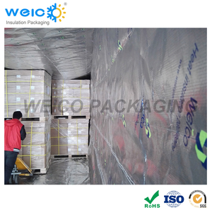 20ft Thermische Container-Auskleidungen Gewebte Silberfolie Isolierung Feuchtigkeitsbeständig -70/100 Temperaturbeständigkeit <span class=keywords><strong>WEICO</strong></span> Marke ROHS - Product Image 2
