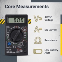 Multimètre numérique DT832 DT830D, testeur de tension, de courant et de résistance AC/DC
