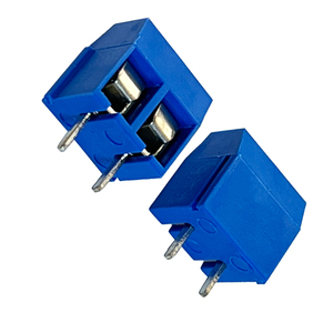 OKY0301 2 Pin connettore morsetto a vite 5Mm connettore a vite a passo 5.08-301-2P connettore cavo blu - Product Image 2