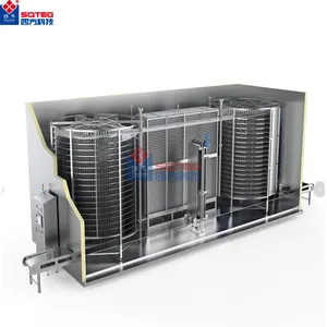 High Capacity Spiral Freezer Automic Frozen Beef Iqf Freezer Machine