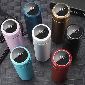 Bottiglia di acqua a led sigillata portatile su misura per bicchieri da cucina in acciaio inossidabile intelligente da 17 once - Product Image 2