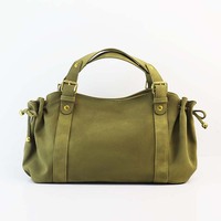 Bolso de Mano de Cuero PU Esmerilado con Logotipo Personalizado al por Mayor, Bolso de Hombro de Gran Capacidad para Mujer, Estilo Vintage, Retro, para Oficina, OEM