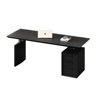 Bureau de travail à domicile robuste, classique, écologique, en bois massif, réglable en hauteur, bureau d'étude de luxe léger